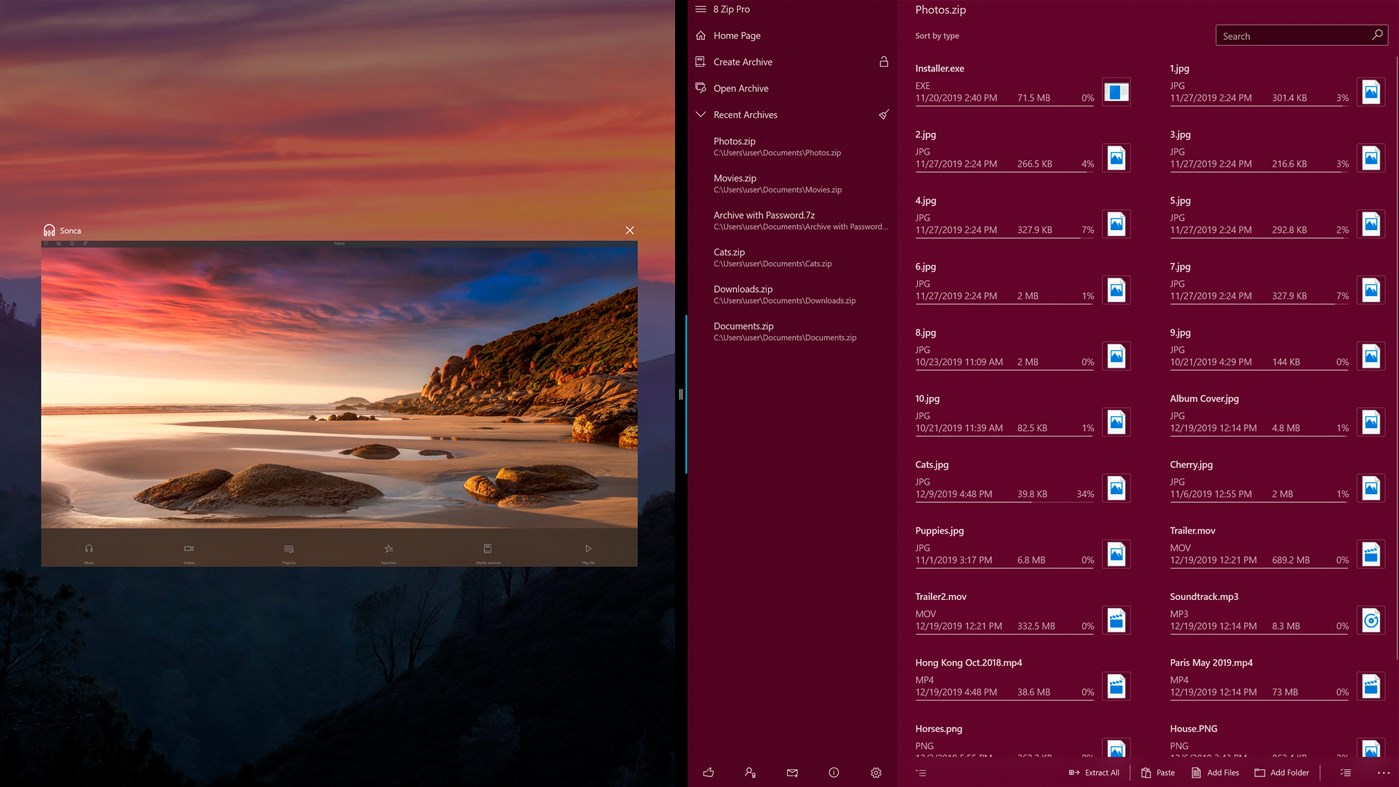 #4. 8 Zip - best archiver (Windows) Göre: Finebits OÜ