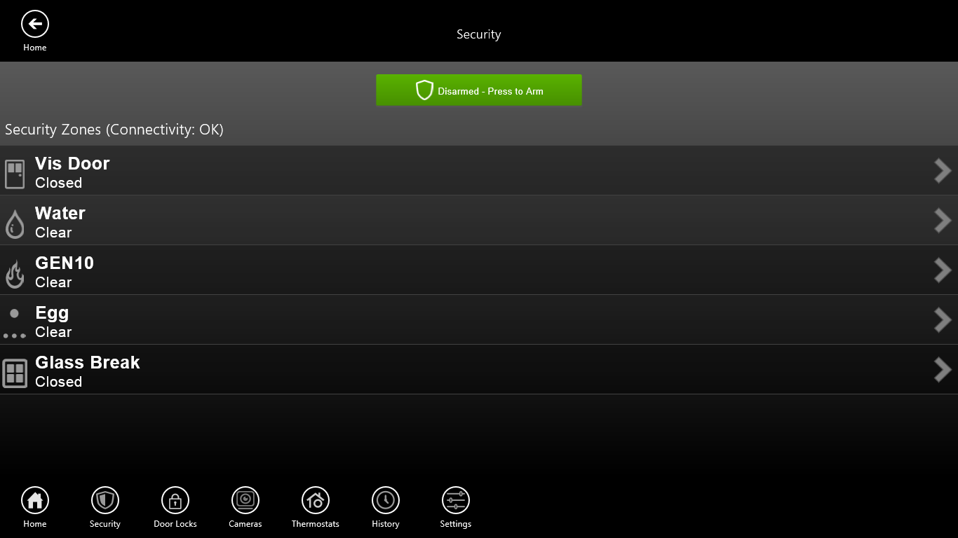 Rogers Smart Home Monitoring for Windows 10