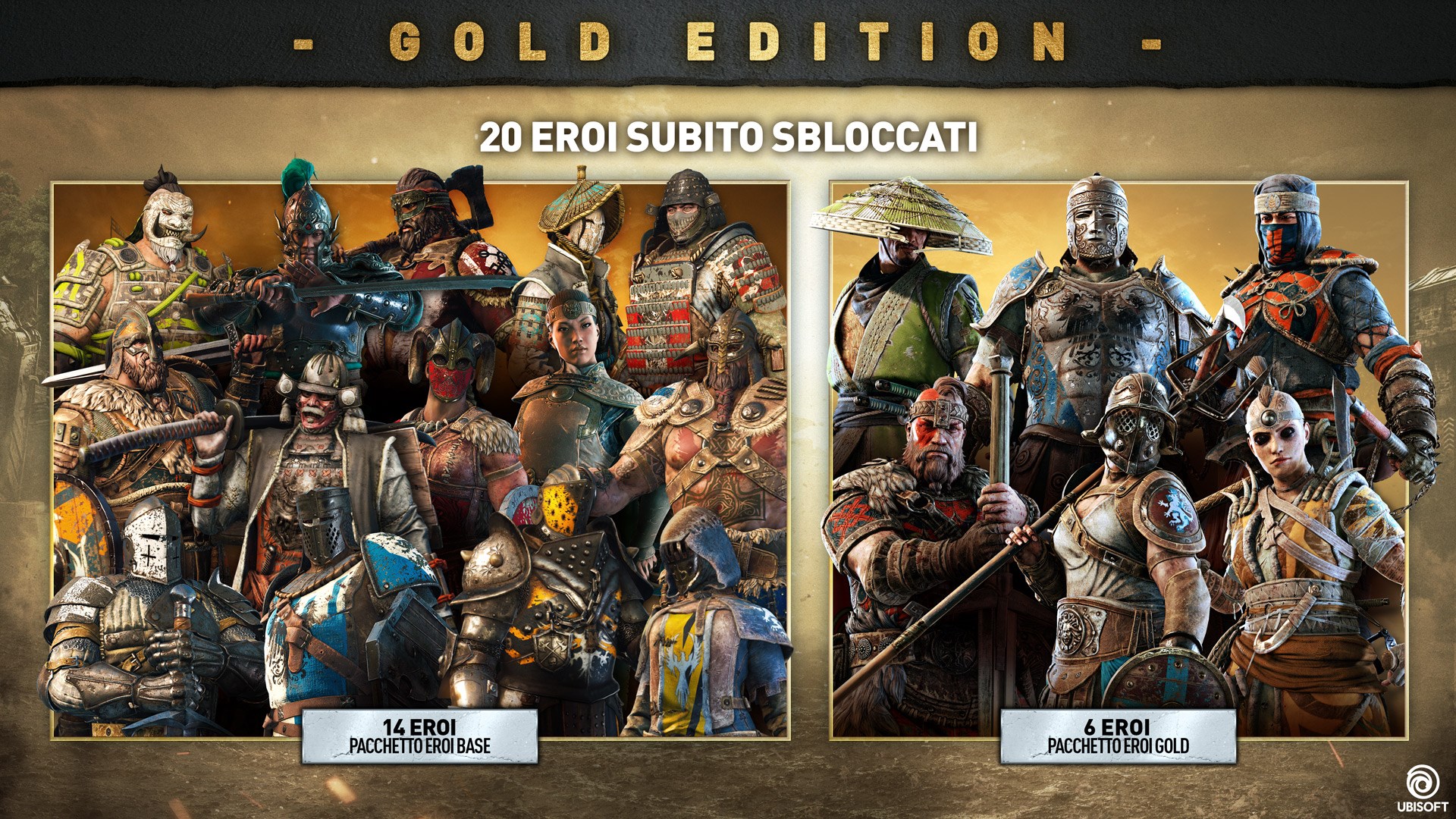 FOR HONOR – Gold Edition | Xbox | Chiave | Privato