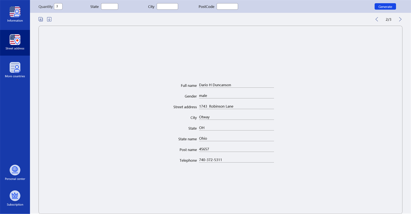 #2. Person AI - Random generate USA (Windows) Podle: WHNC
