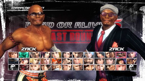 DEAD OR ALIVE 5 Last Round Character: Zack