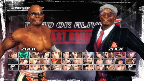 DEAD OR ALIVE 5 Last Round CoreFightersキャラクター使用権 「ザック」