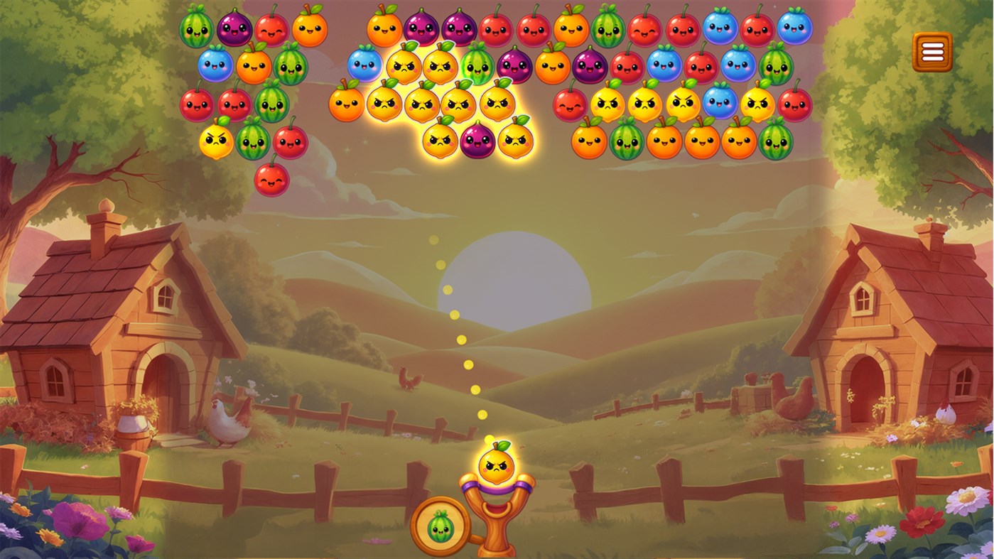 #1. Fruit Frenzy Bubbles (Windows) 由: Pikoya