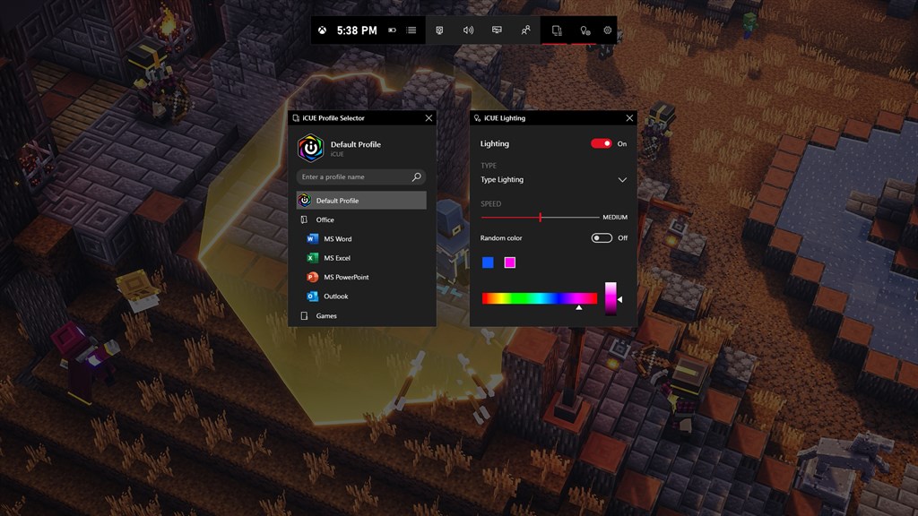 CORSAIR iCUE Game Bar Widgets_1