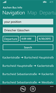 Aachen Bus Info screenshot 2