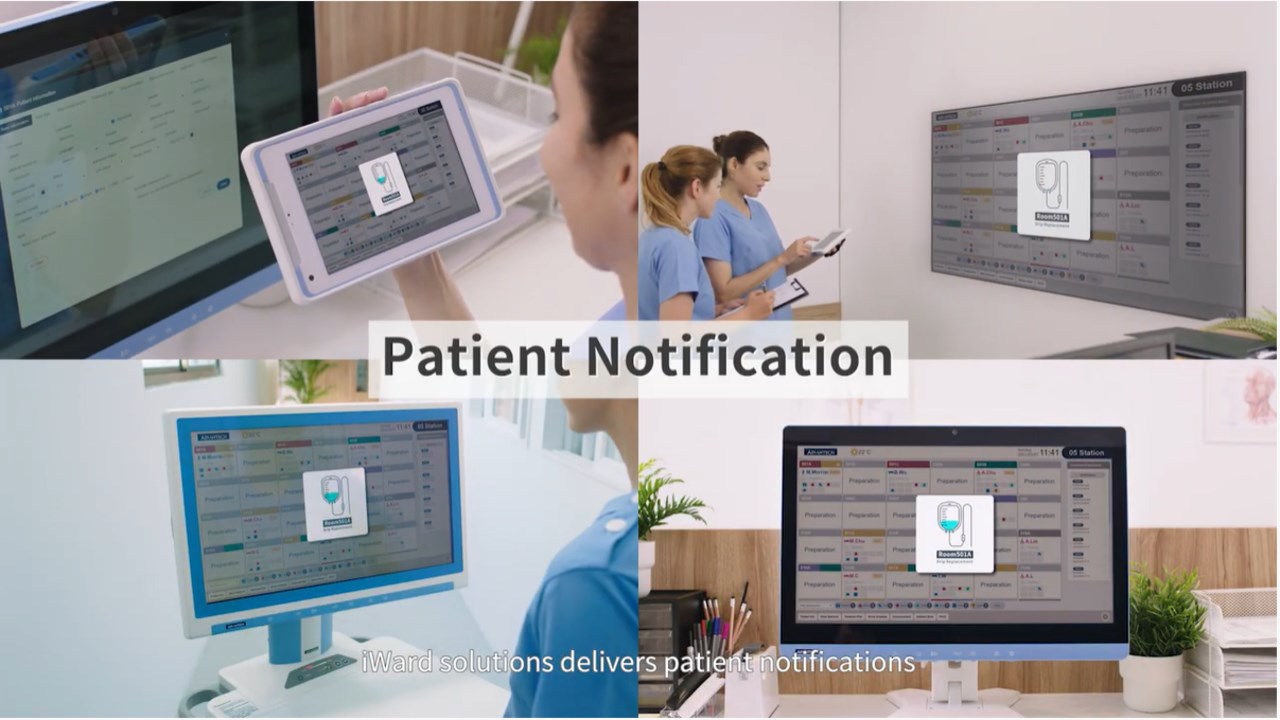 Snapshot 1 of iWard for nursing care and patient service