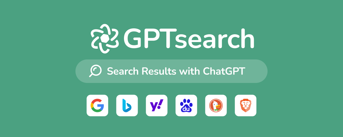 GPT Search - Search Engine Featuring ChatGPT