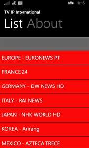 TV ip International screenshot 1