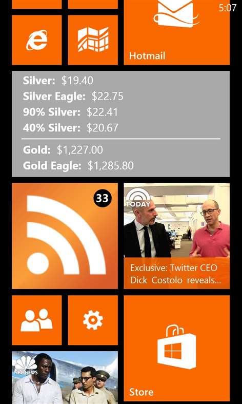 Bullion Tile Ticker Screenshots 1