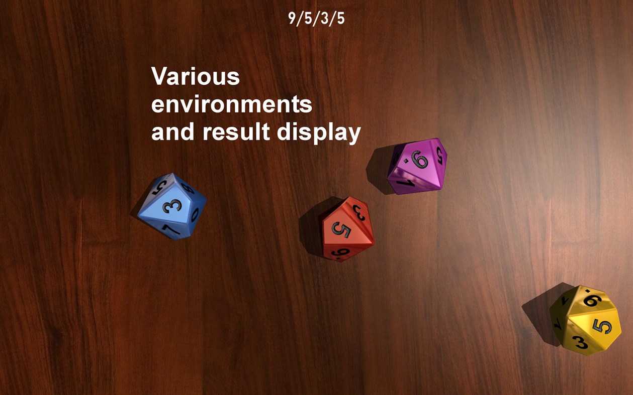 #2. Dice 3D 7pixels (Windows) 由: 7pixels