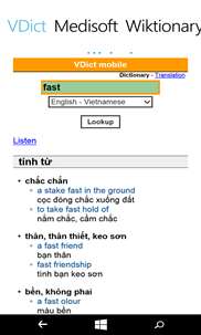 Vietnamese English Dictionary Box with Wordbook & Translator / Kim Từ Điển Anh Việt screenshot 4