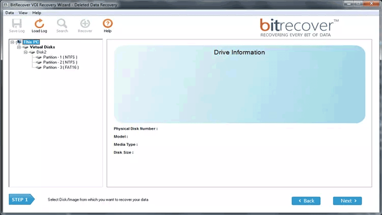 Snapshot 3 of BitRecover VDI Recovery Software