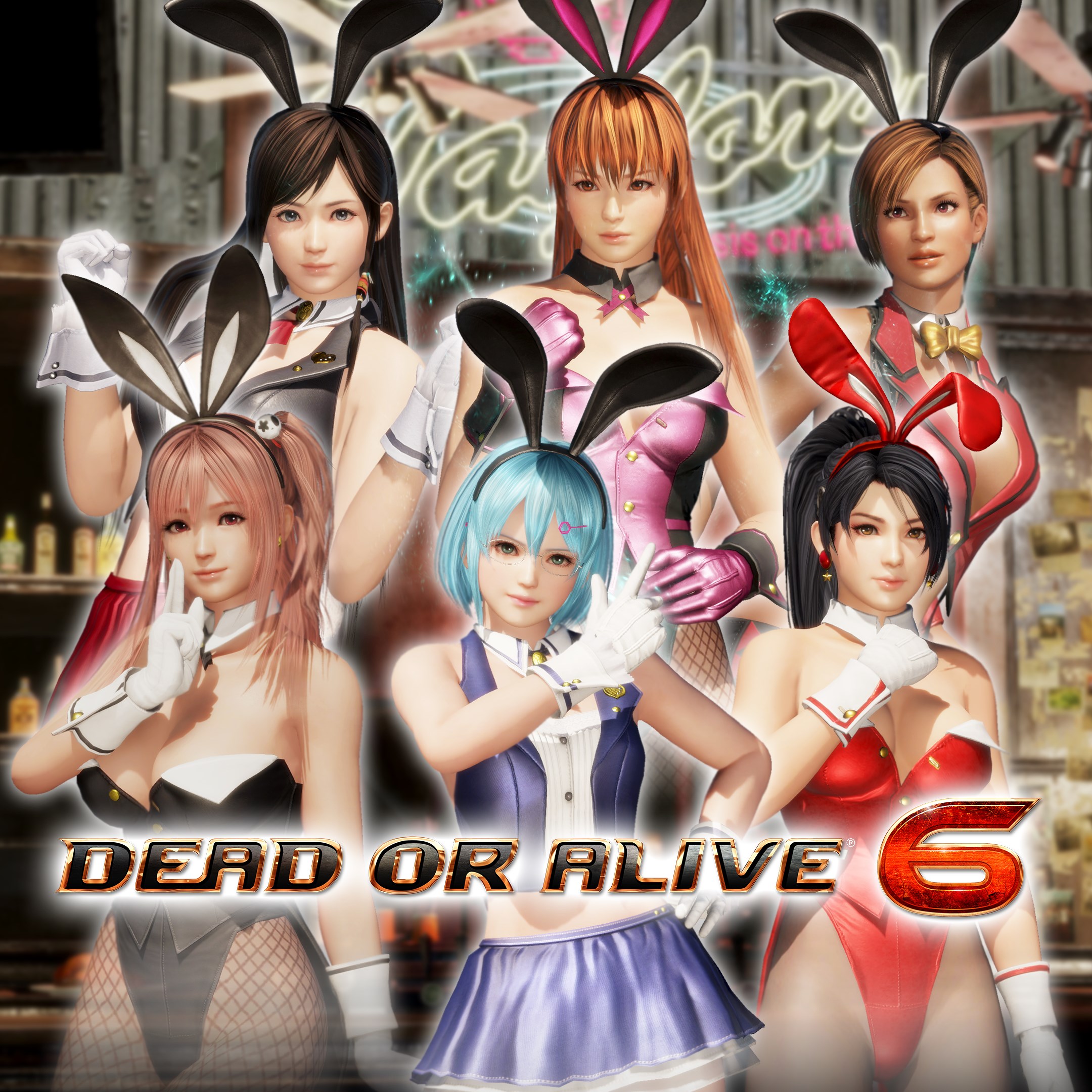 [Revival] DOA6 Sexy Bunny Costume Set