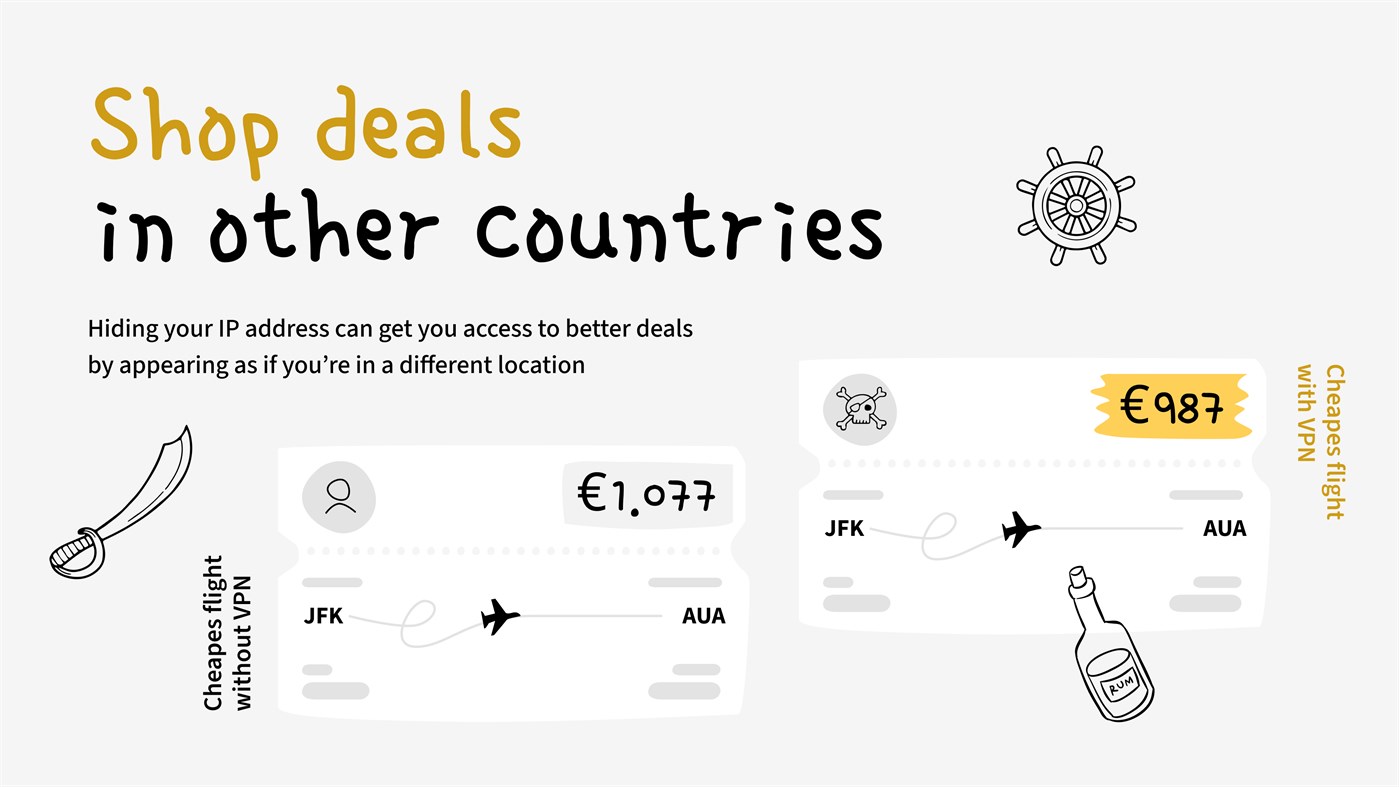 #5. VPN Pirate: Free VPN Proxy (Windows) 来自: Monty Inc.