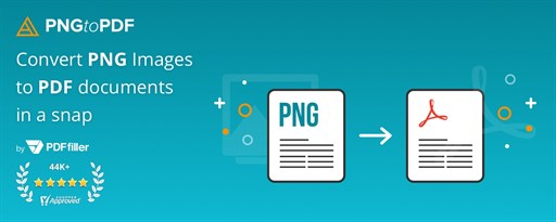 Alto PNG to PDF Converter by PDFfiller marquee promo image