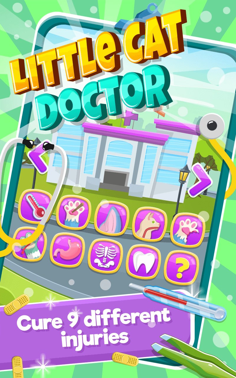 Skærmbillede 2 Kitty Little Cat Doctor: Pet Vet Game windows