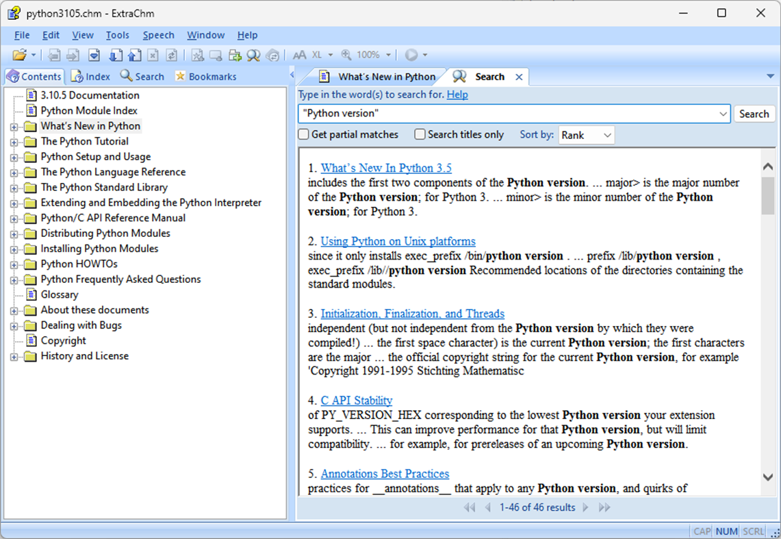 #2. CHM Reader app (Windows) 由: Mikayel Simonyan