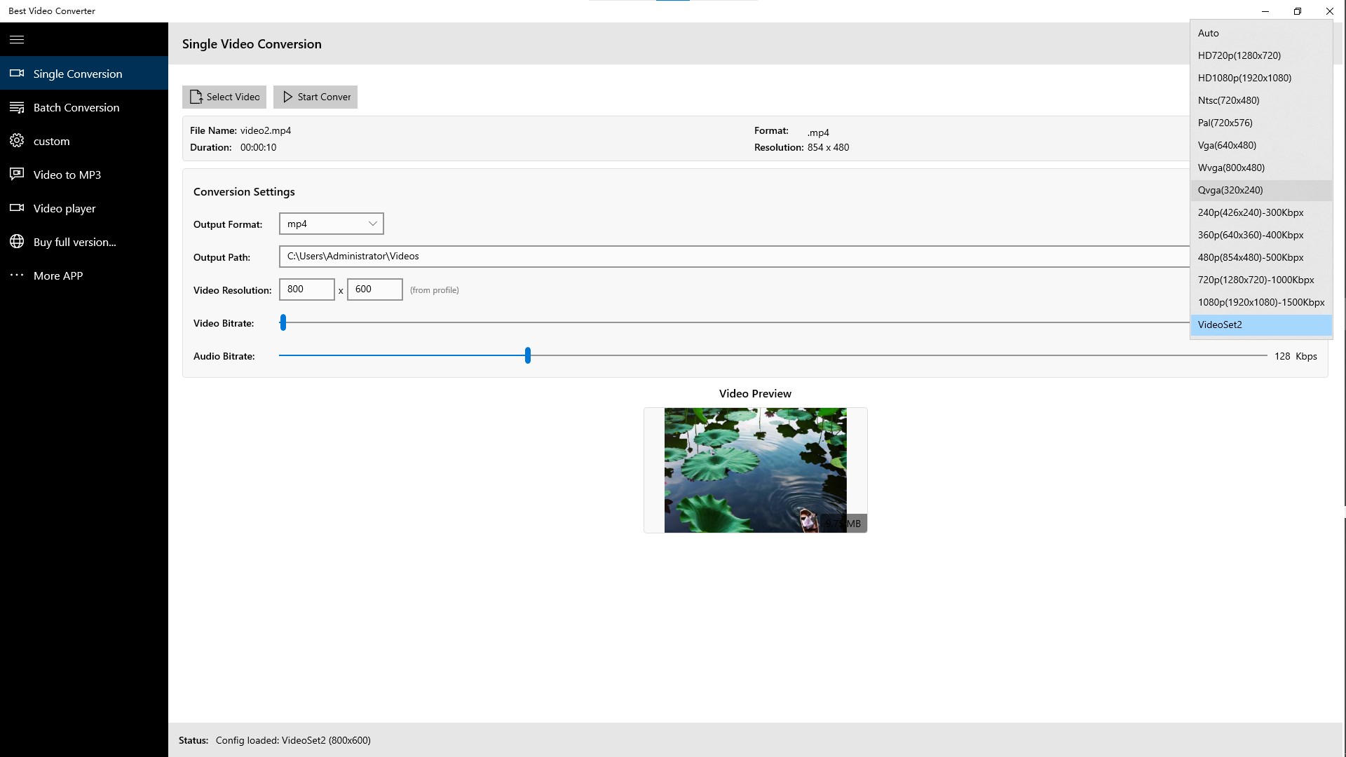 Best Video Converter screenshot