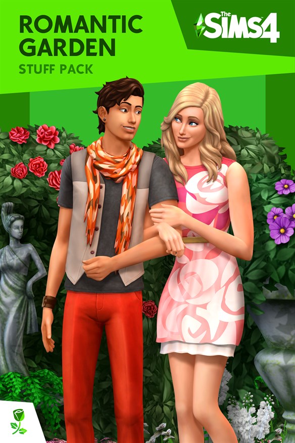 The Sims 4 Romantic Garden Stuff Xbox Series X|S and Xbox One cover art