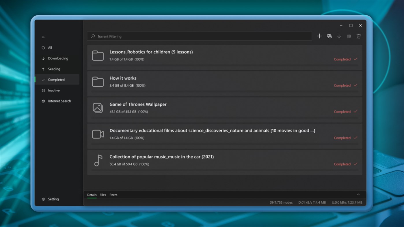 #7. Torrent Manager (Windows) 来自: Yellow Elephant Productions