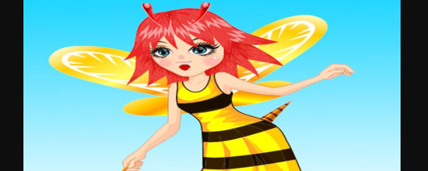 Bee Girl Dress Up Game marquee promo image