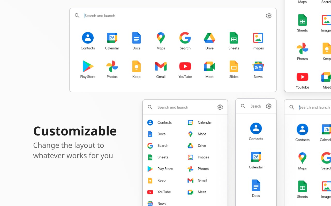 G App Launcher (Shortcuts for Google™)