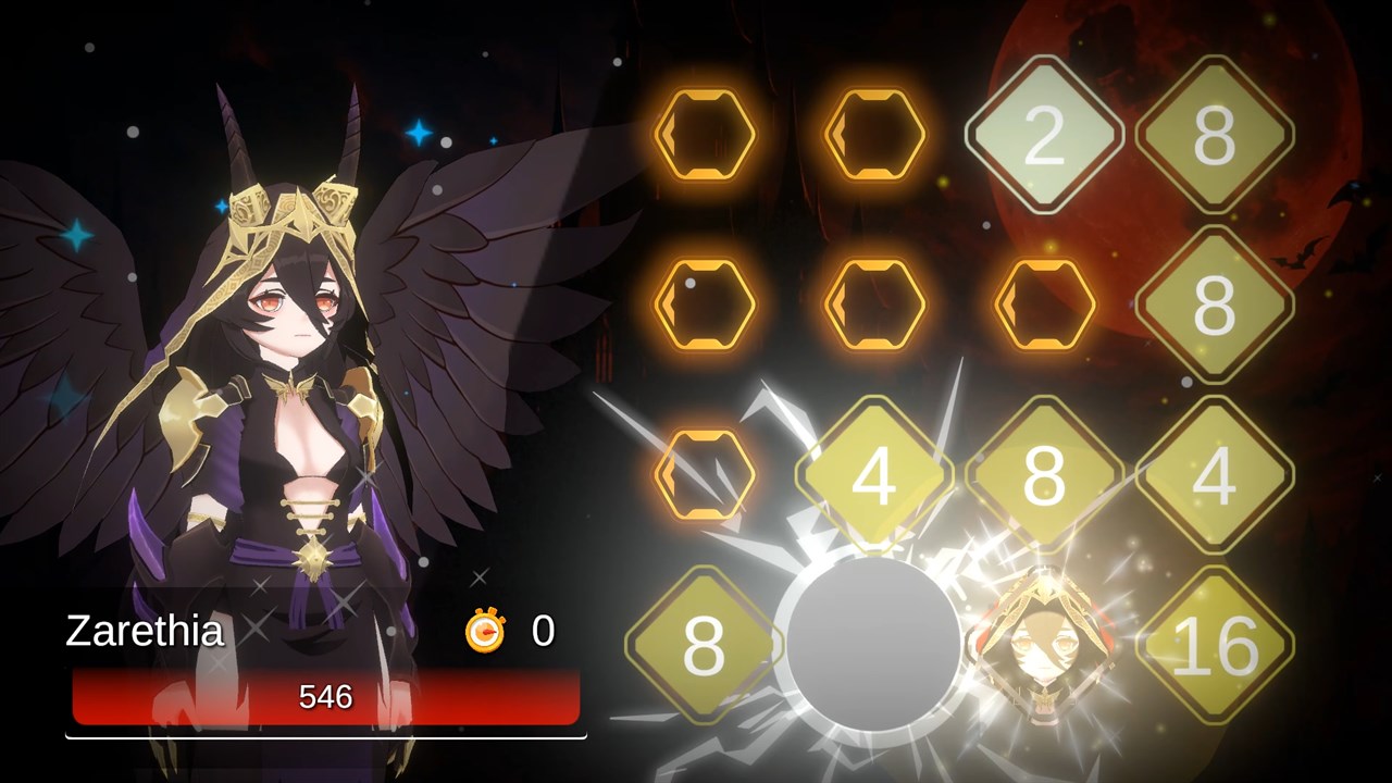 Battle Puzzle 2048 - Queens of the Abyss screenshot 1