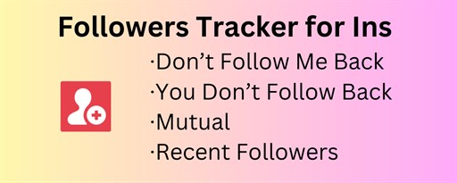 Followers Tracker for Ins marquee promo image