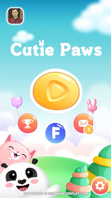 Cutie Paws - Unique Line Match 3 Screenshots 1