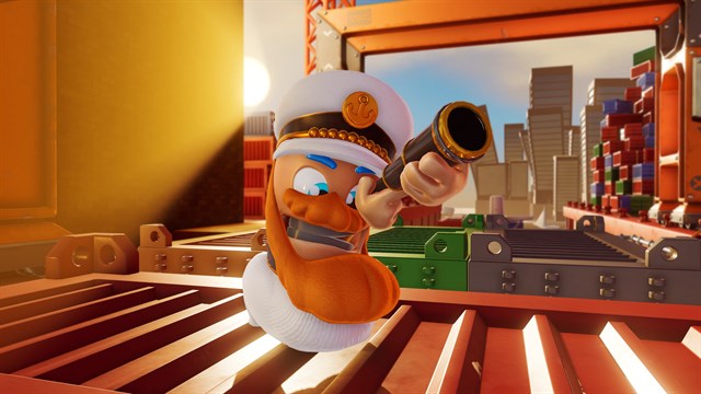 Worms Rumble - Captain & Shark Double Pack screenshot 1