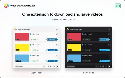 Video DownloadHelper - Web Video Downloader