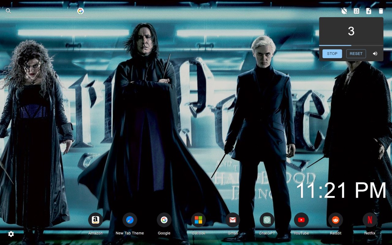 Harry Potter Wallpaper Theme New Tab