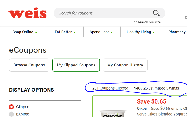 Weis Coupon Clipper