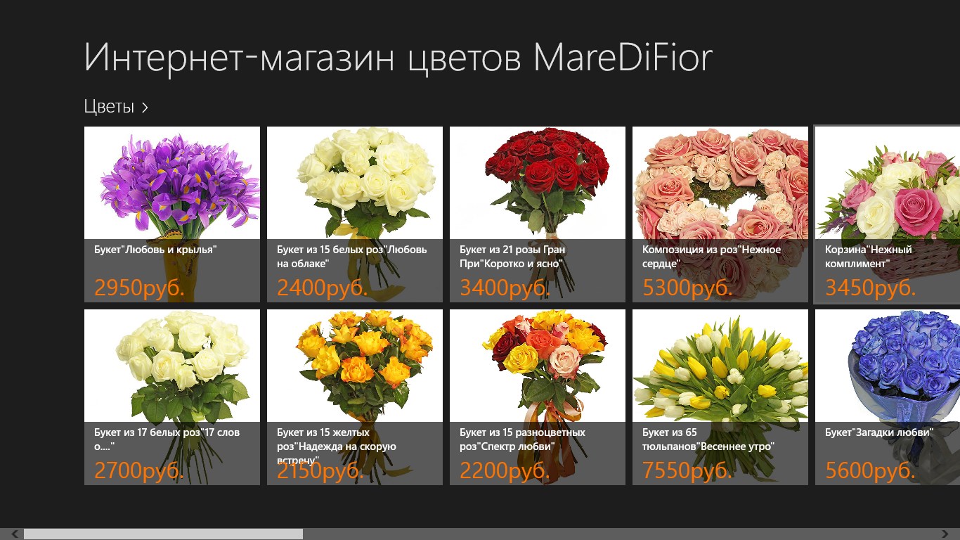 Название цветов в цветочных магазинах