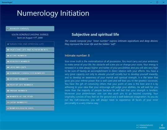 Personal Numbers (Numerology Initiation) screenshot 2