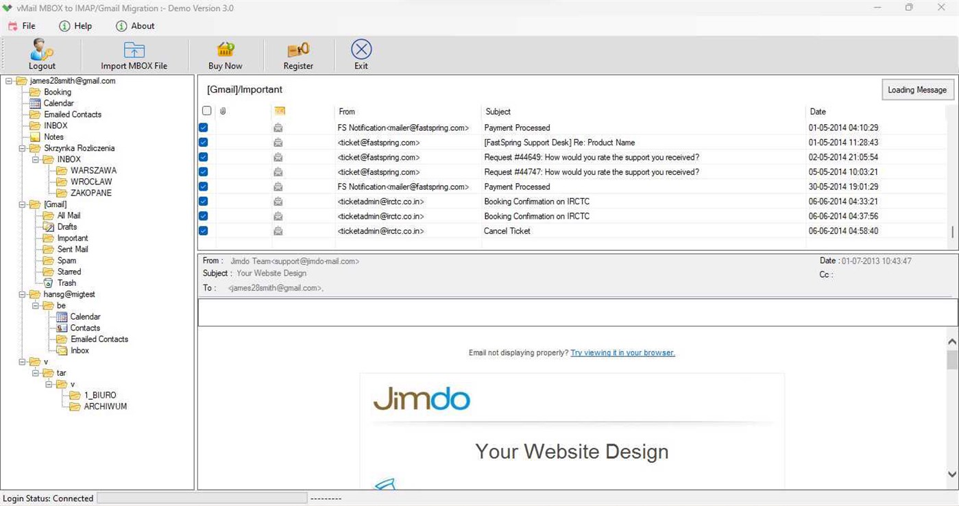 #3. MBOX to IMAP Migration (Windows) Podle: VARTIKA SOFTWARE PRIVATE LIMITED