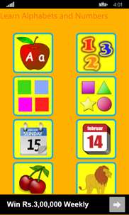 Learn Alphabets and Numbers screenshot 3