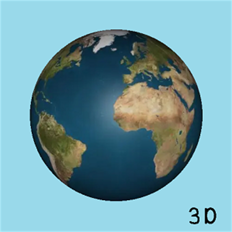 earth globe map 3d