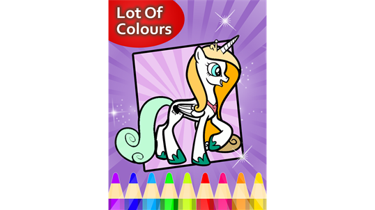 Coloring Book - Little Pony screenshot 1