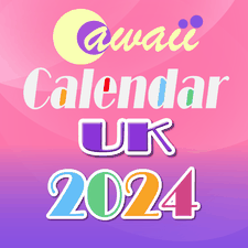 UK 2024 Cawaii Calendar Free!