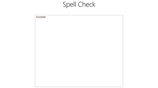Spell Check screenshot 2