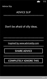 Advice Slip screenshot 1