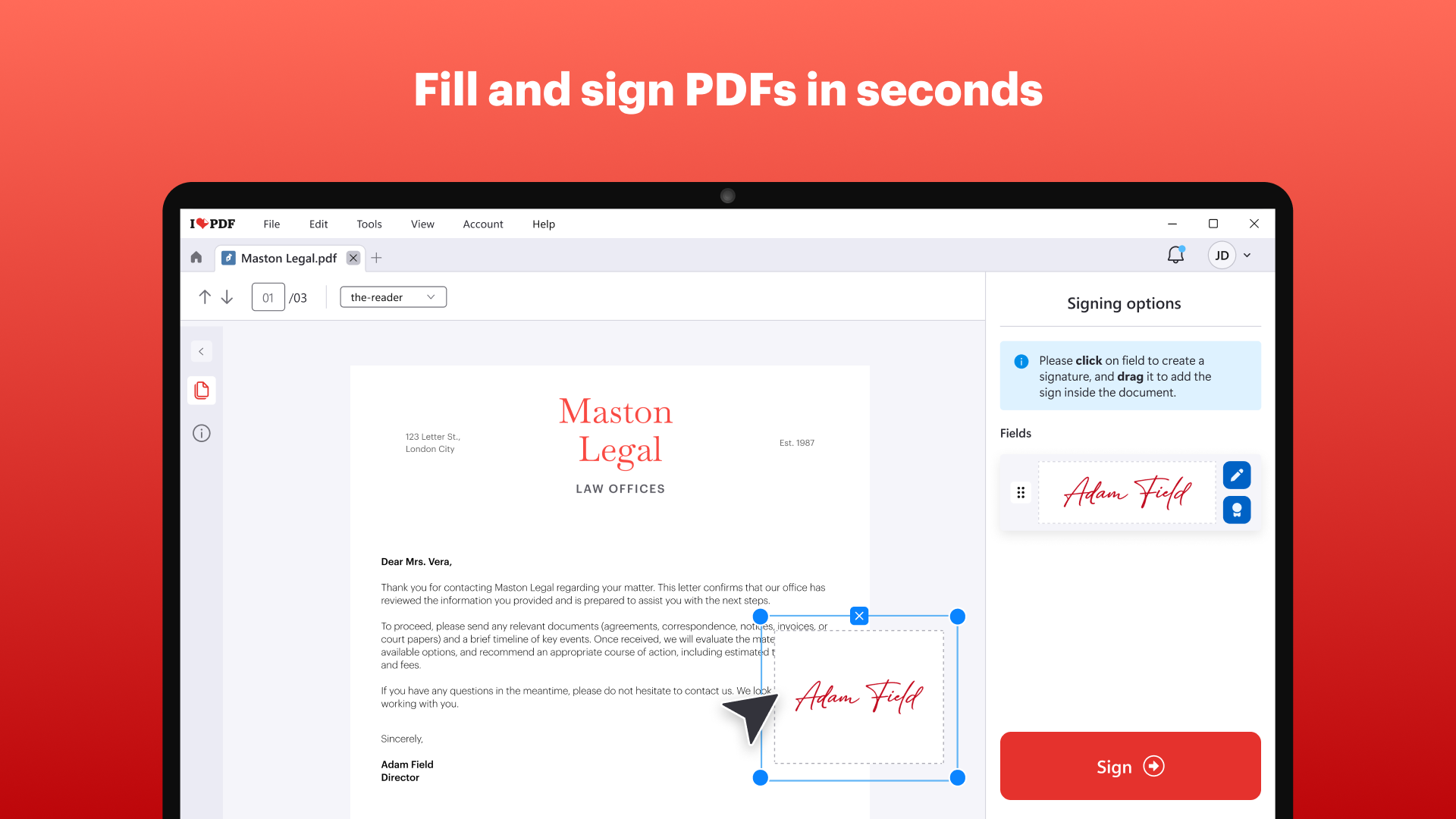 iLovePDF: PDF Reader and Editor screenshot