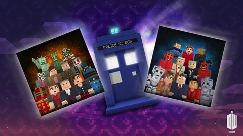 Samling med Doctor Who-skall: del 1 og 2 til Minecraft
