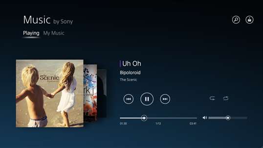 Music by Sony screenshot 1
