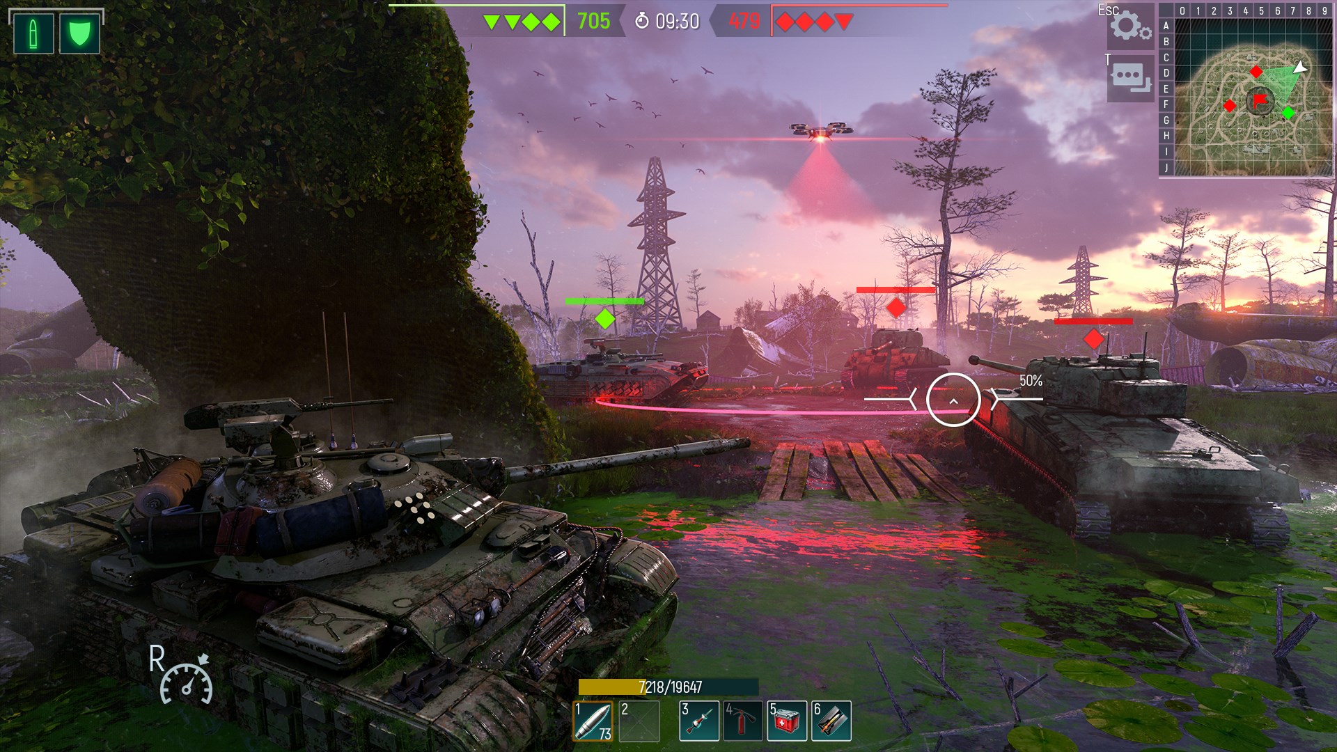 Tank Force: War game online, battle on modern tanks screenshot