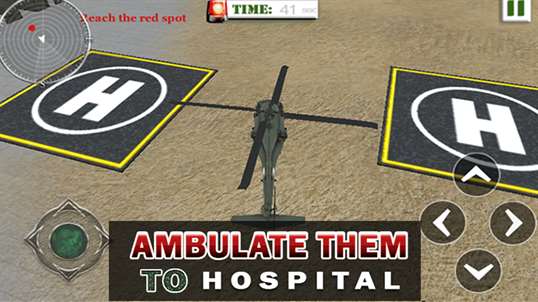 Army Helicopter Rescue Ambulance screenshot 2