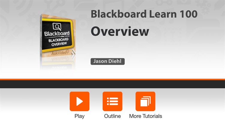 Overview of Blackboard Learn - PC - (Windows)