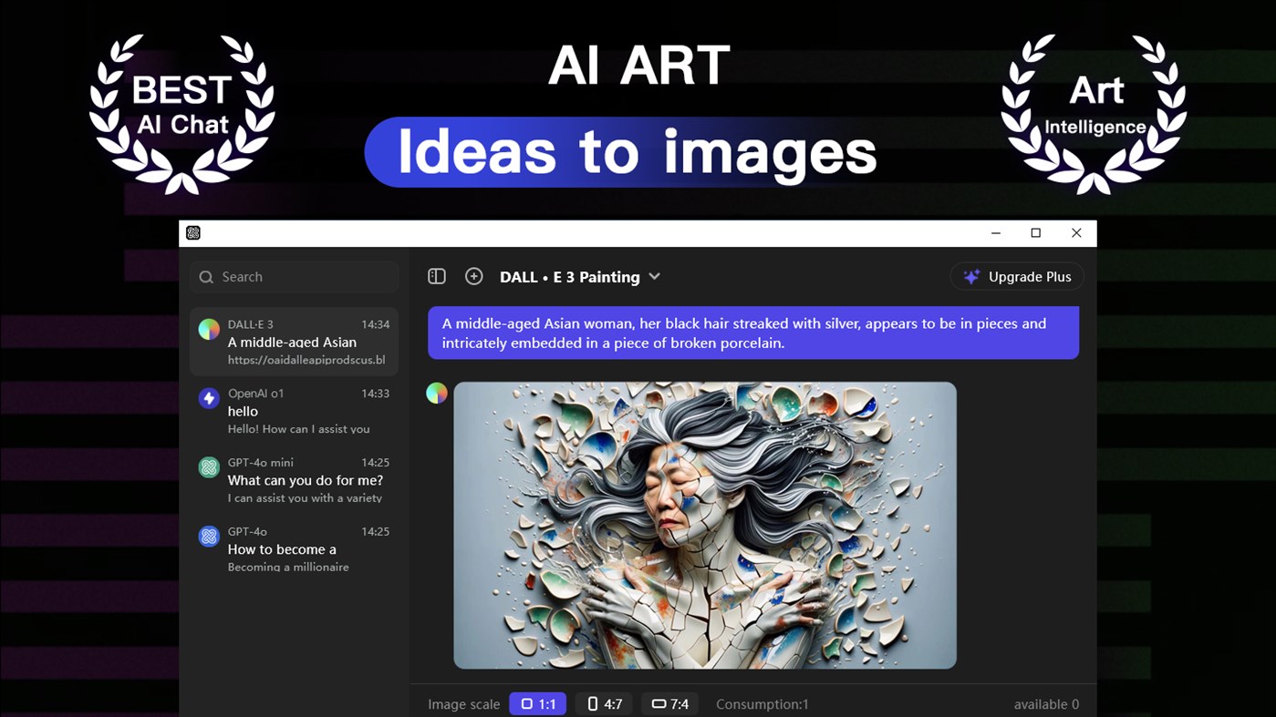#3. Open Chatbot - Chat with AI (Windows) بواسطة: Free Connected software limited