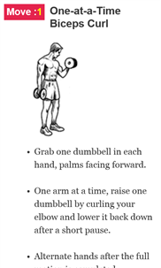 Dumbbell Biceps Workouts screenshot 3